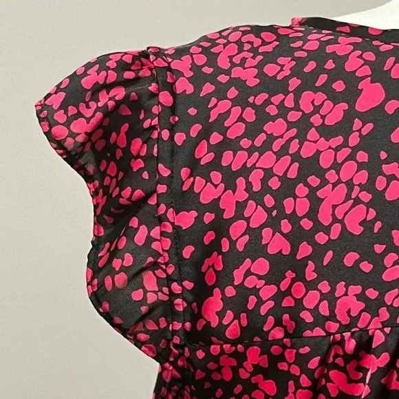 Jacob Sleeveless Ruffled  Pleats Pattern Blouse - Picture 6 of 16